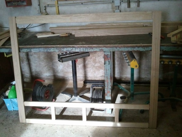 montage à blanc de la façade