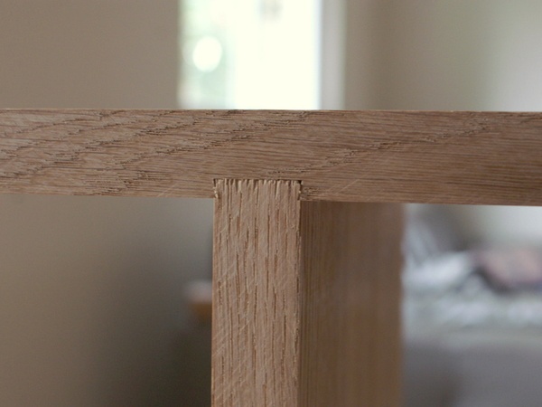 Assemblage par rainure en queue d'aronde