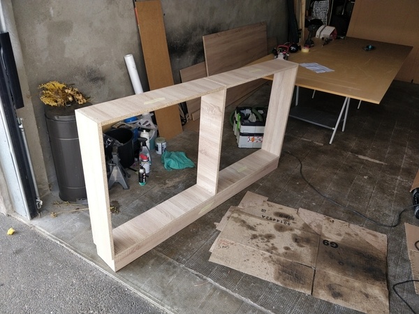 La structure interne sur le pied