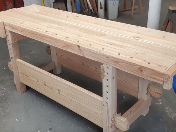 L'établi de Rex Krueger.