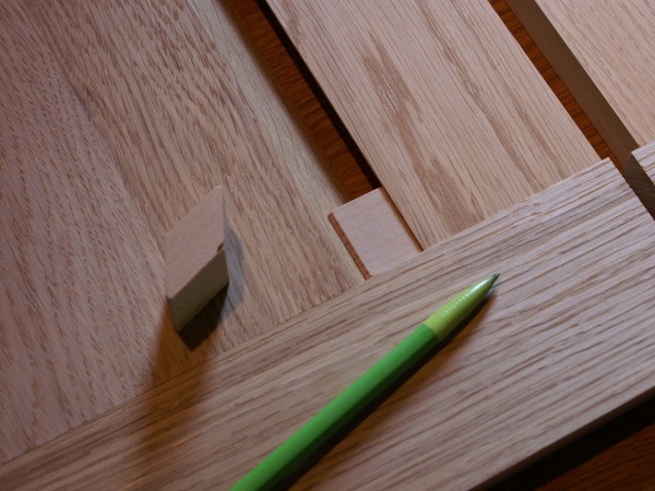 Cales intercalaires pour les poignées