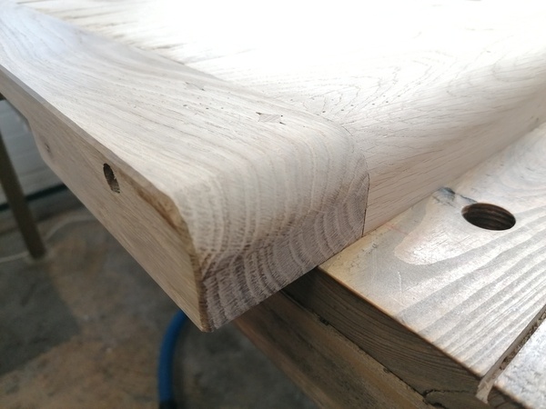 ajout d'un chamfrein sur les traverses longues