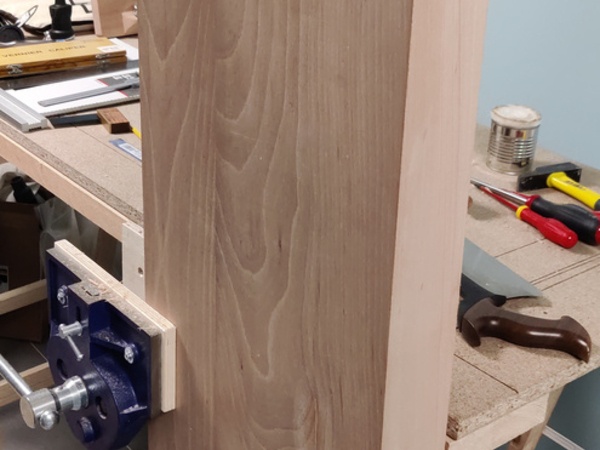 Pour certains rabotages, il faut un escabeau