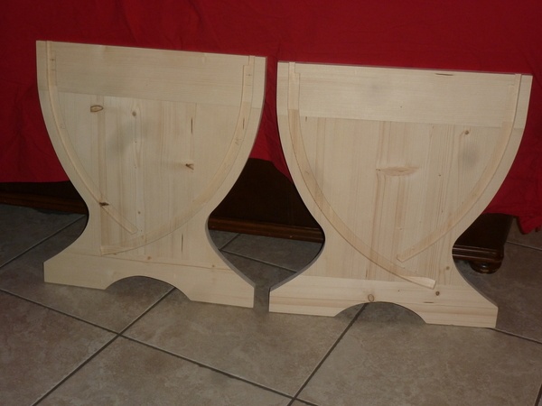 cotés avant assemblage