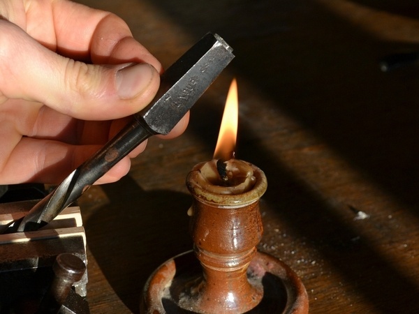 C'est une reconstitution, je ne tenais bien sûr pas la tige avec les doigts !