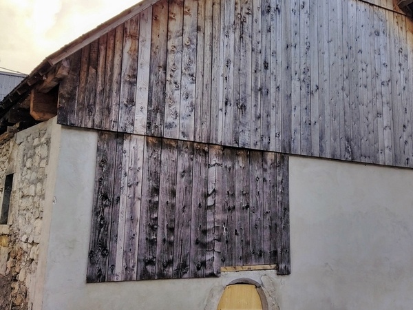 Le pignon Nord, avant