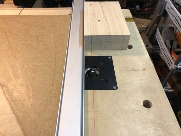 Alignement de la règle sur l'axe du logement