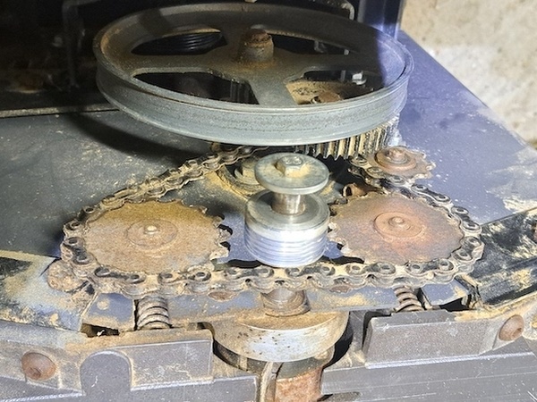 Système d'entrainement du bloc dégau/rabo