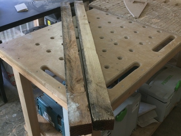 Le bois de palette que j'ai utilisé