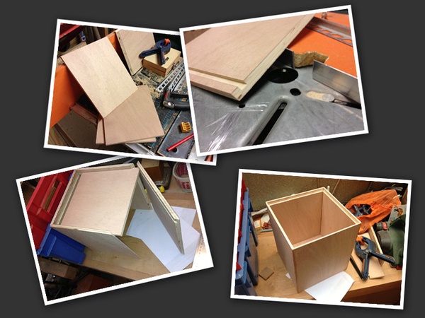 Etapes du corps de la boite