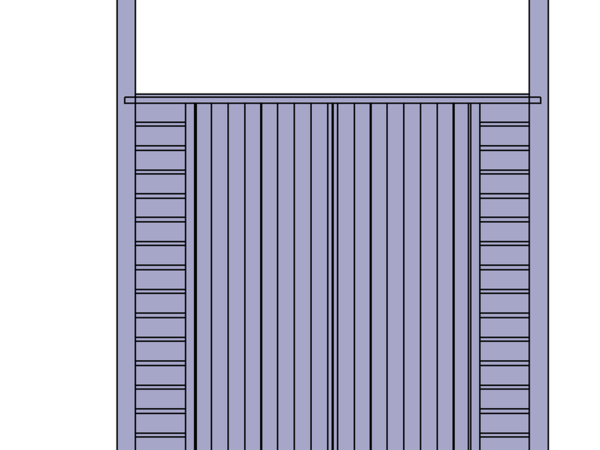 Première ébauche avec bardage horizontal