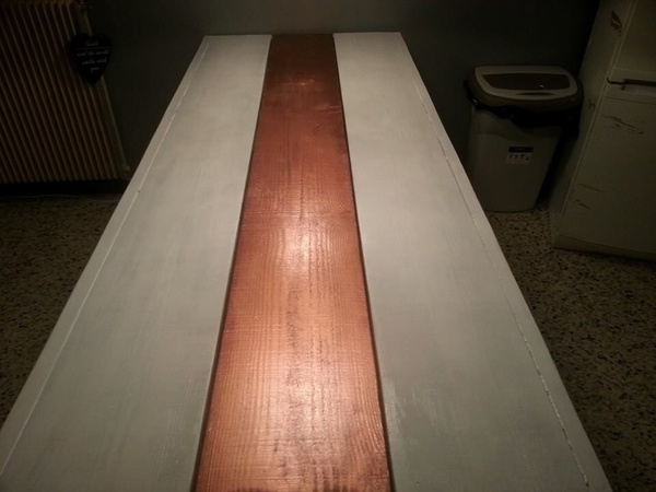 Table en bois recyclé design