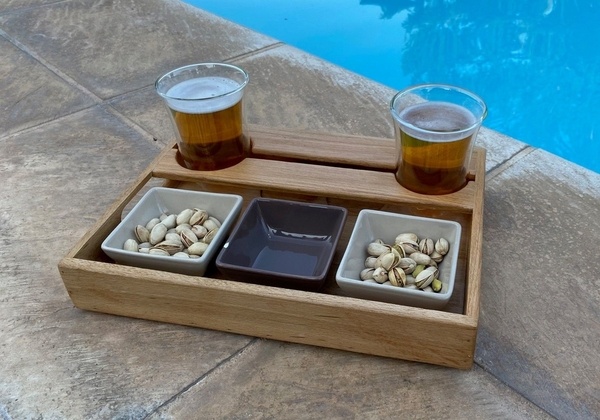 Plateau apéro piscine