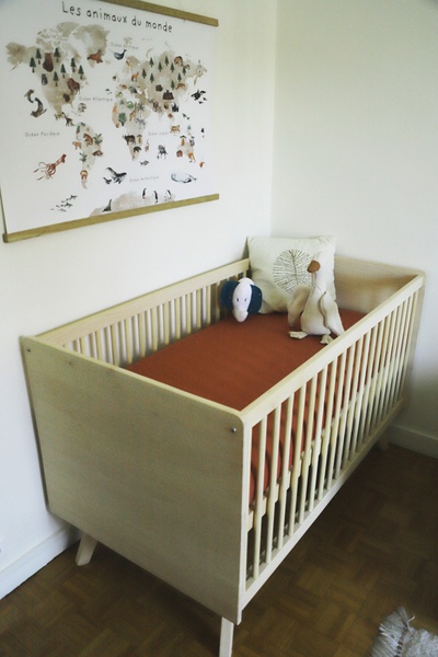 Lit bébé convertible en tilleul