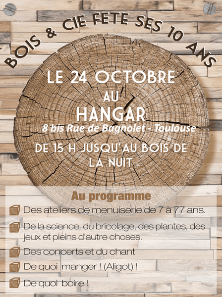 Bois et Cie vous invite à fêter ses 10 ans