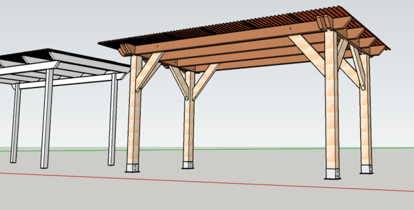 Multiple Pergola