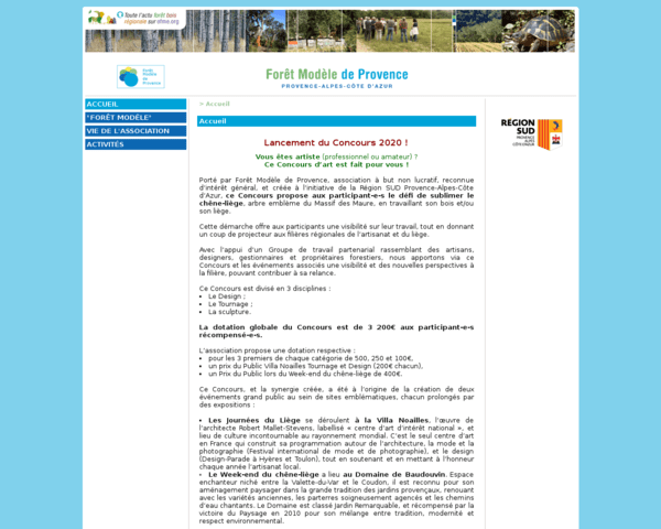 Avis de concours d'art et de design: sublimer le chêne-liège