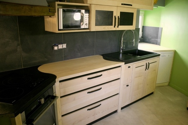 Cuisine Bois et metal