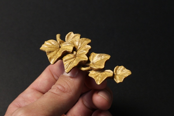 Broche feuilles de lierre