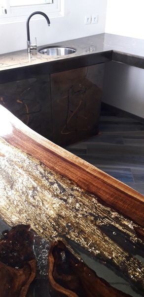 Cuisine résine & 24k