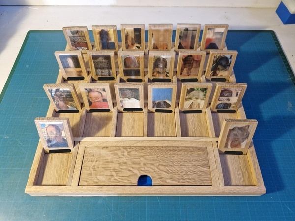 Jeu du qui est-ce ? dans sa boite - Avec les photos de la famille