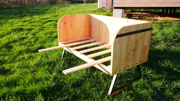 Lit cododo bois/metal (sans colle)