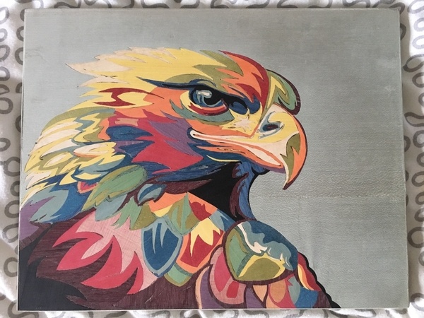 Marqueterie aigle Royal