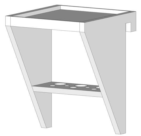 Console pour petit échafaudage