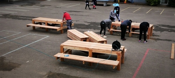 Aménagement extérieur // Chantier participatif