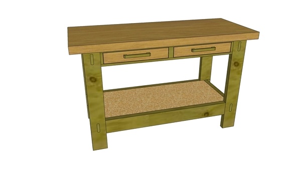 Petit établi pour bricoleur