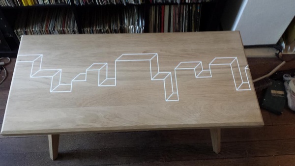 Table basse perspective