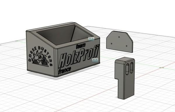 Butées numériques pour guides de scie à format et combi Holzprofi (version horizontale)