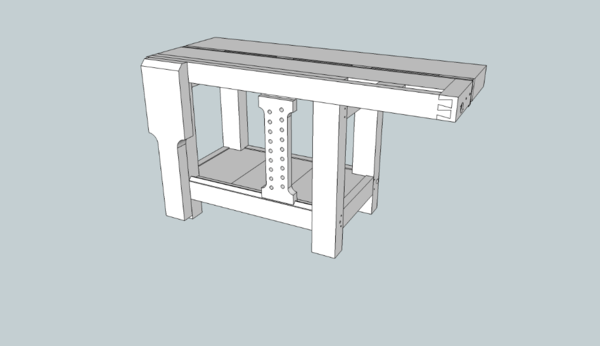 Etabli Roubo 2 Tiers