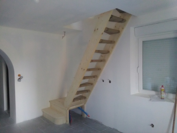 Escalier à pas decalés