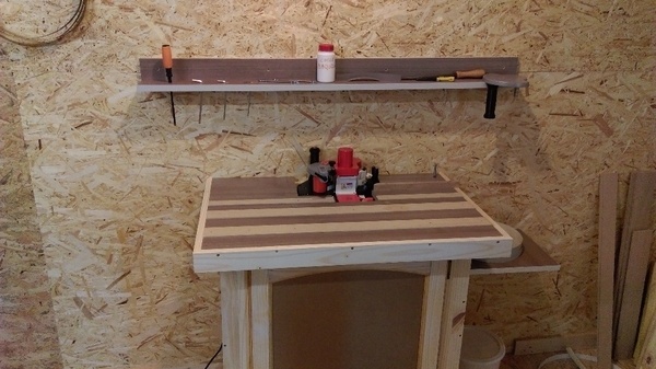 Meuble pour plaqueuse de chants