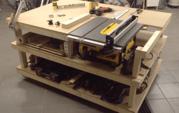 Un établi pour ma scie sur table