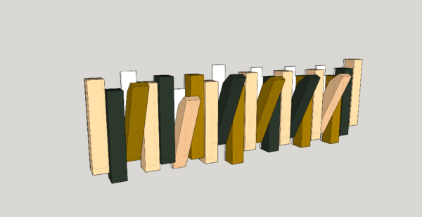 Porte manteaux piano