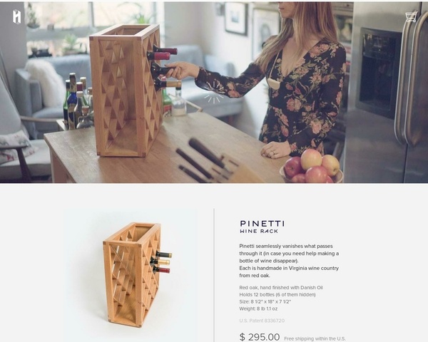 Casier à bouteilles magique...