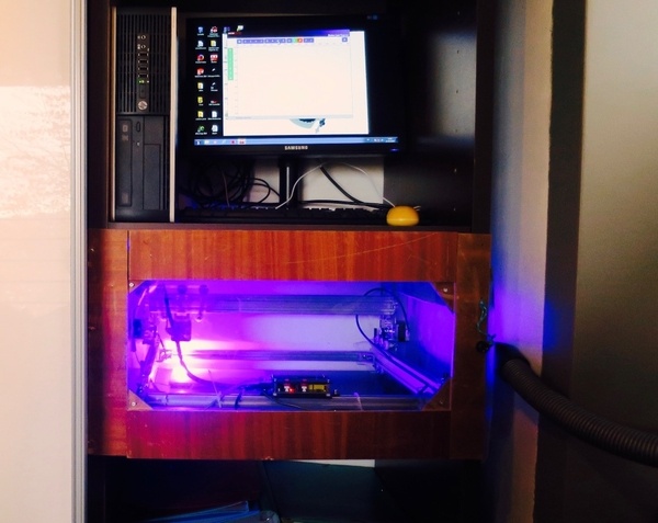 Caisson pour Graveuse laser DIY