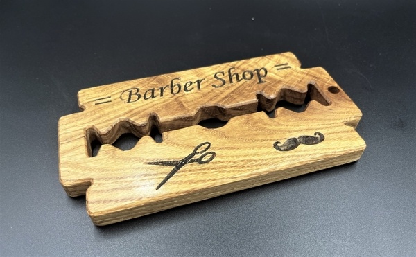 Petit dessous de plat "Barber Shop"