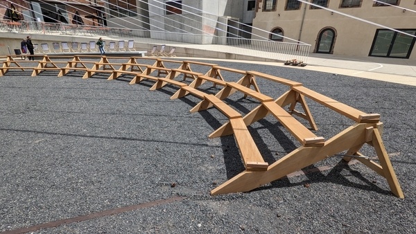 Un gradin démontable