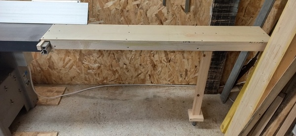 Rallonge table de dégauchisseuse