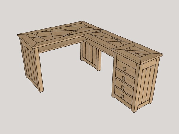 Plan Bureau D Angle plan bureau d angle par boris beaulant sur l air du bois Plan Bureau D Angle plan bureau d angle par boris beaulant sur l air du bois