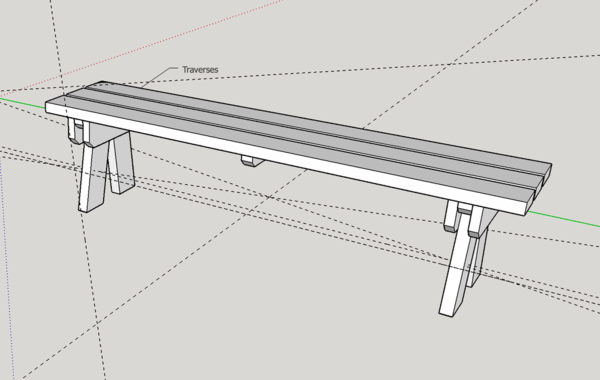 Banc d'extérieur Faro