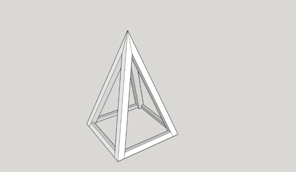 Entrainement arêtier la pyramide