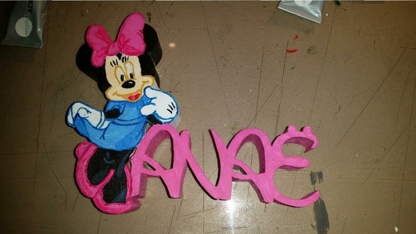 Plaque de porte prénom