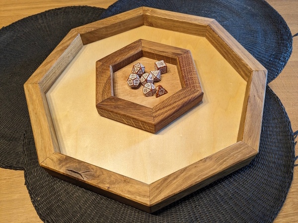 Pistes de dés en hexagone et octogone