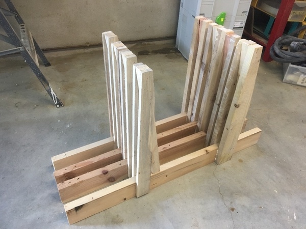 Rack à bois façon mathias wandel