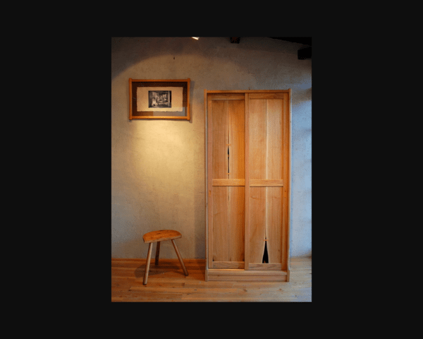 Walnut cupboard by Ishitani