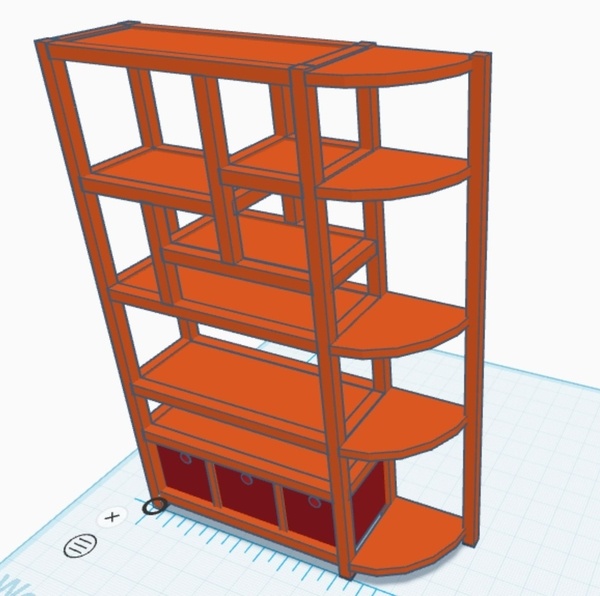 Bibliothèque asymétrique